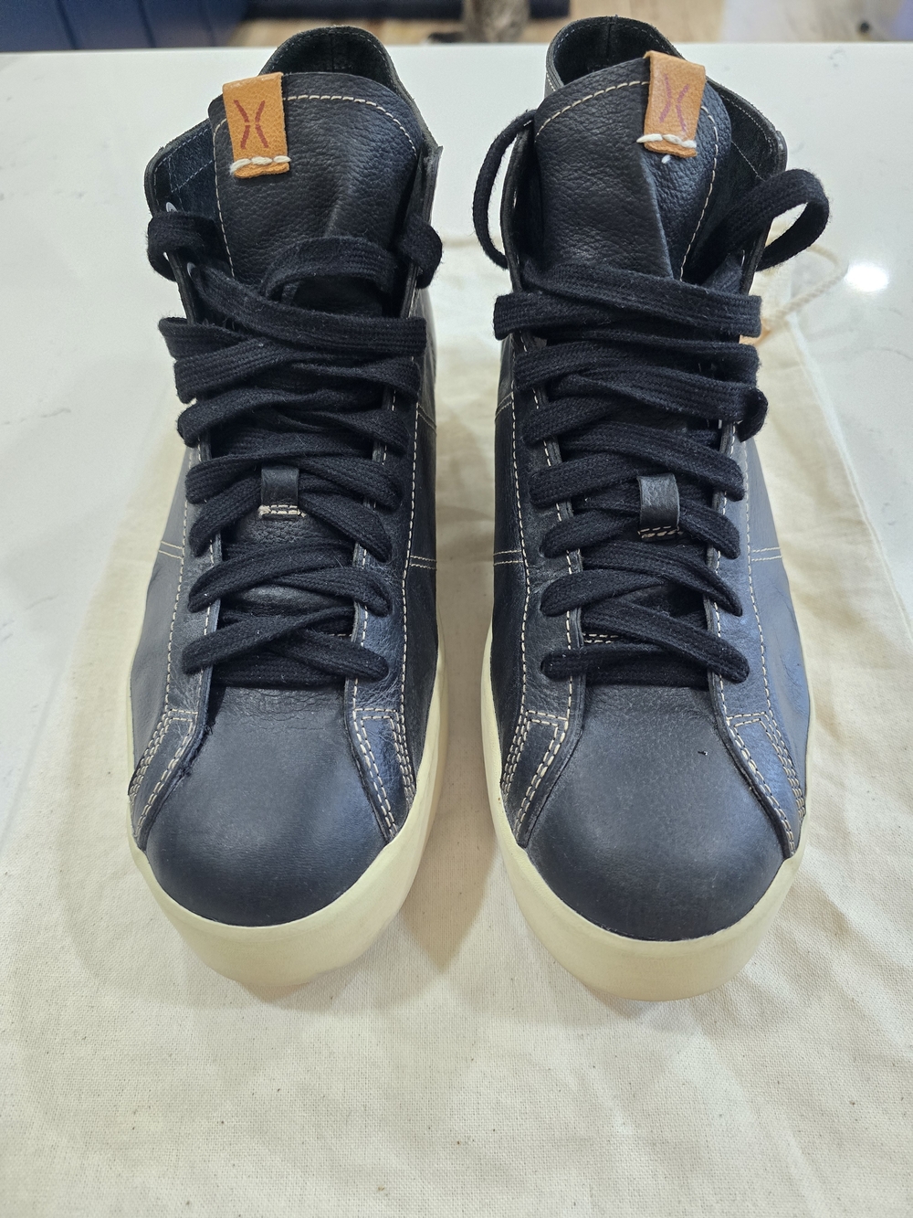 Visvim Handmade Deerskin High Top Sneakers